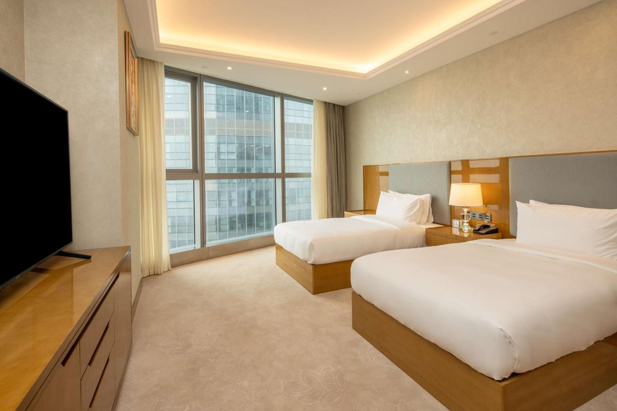 Hilton Brazzaville Les Tours Jumelles Hotel & Residences Brazavile Exterior foto