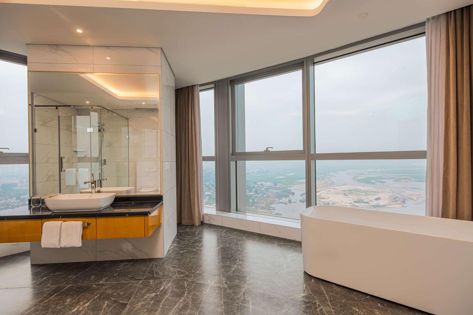 Hilton Brazzaville Les Tours Jumelles Hotel & Residences Brazavile Exterior foto