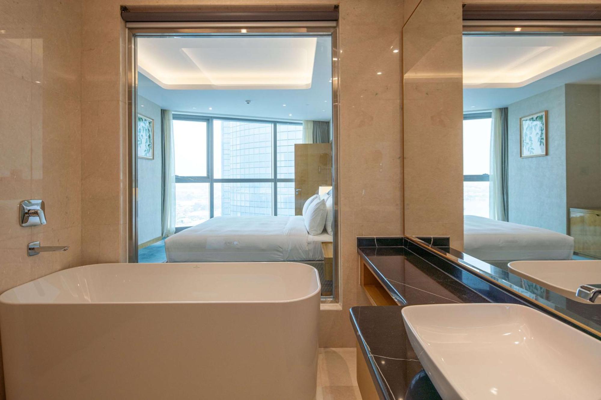 Hilton Brazzaville Les Tours Jumelles Hotel & Residences Brazavile Exterior foto